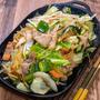 残り野菜で作る「残り野菜炒め」&「日清本麺ゆず塩ラーメン」がけっこう美味しい