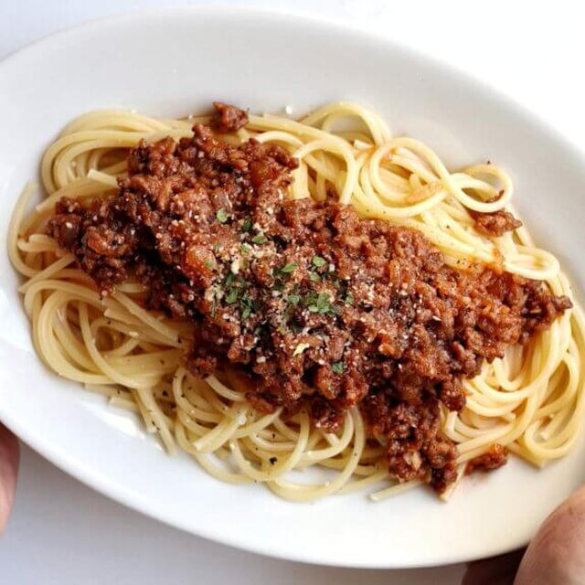 【15分で作る】煮込まないミートソースパスタのレシピ