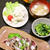 甘酢生姜入り！和風ポテトサラダ / カツオタタキ定食