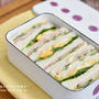 15分でパパッと！HARIOのレンジ調理器で作るお弁当レシピコンテスト♪ エッグサンドイッチべんとう