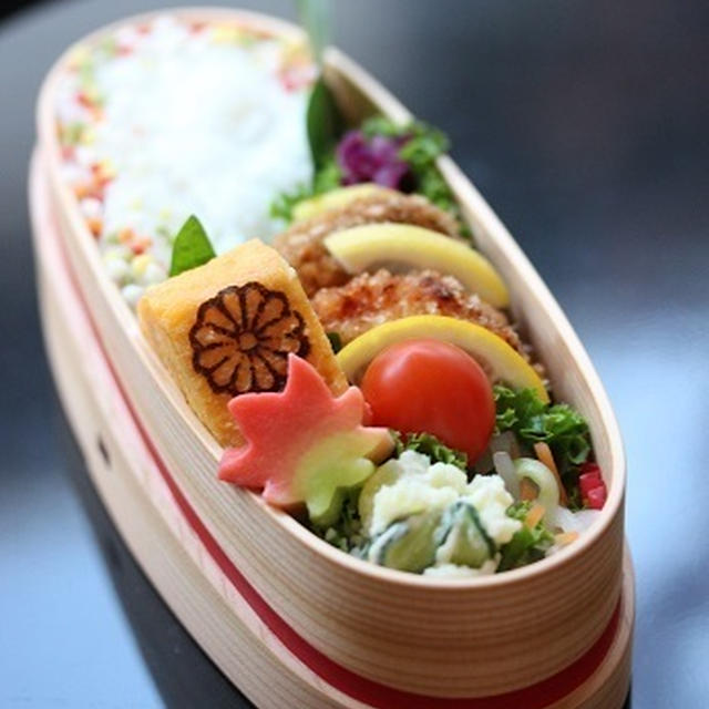 ♪　ヒレカツと海老フライのお弁当　♪