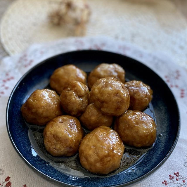 【レンジで作るれんこん入りふんわり鶏団子】が素敵アイディアです