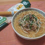 豆の旨みが溶け込んだ♪　豚ニラもやしのスープヌードル（汁麺）