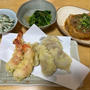 家で揚げ物を解禁して豚天とえび天