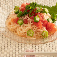 【簡単レシピ】米油でコクうま！トマトの冷たい素麺
