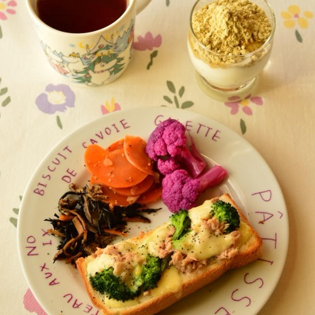 作り置きおかずで　楽ちん朝ごはん！