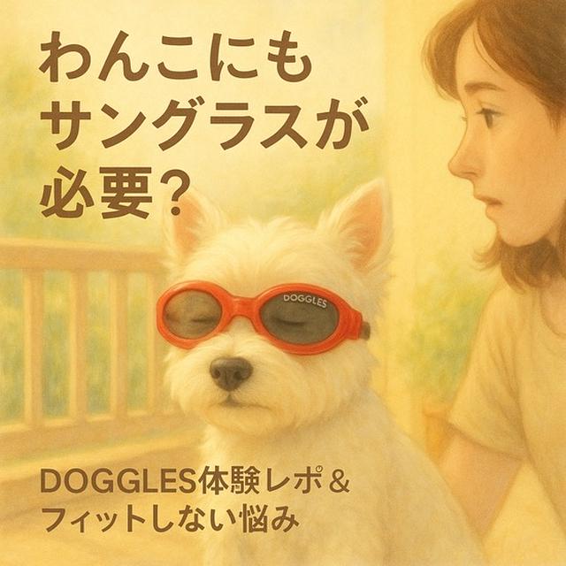 🕶 犬の目にも優しいサングラスを探して