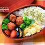 鶏揚げ団子のお弁当