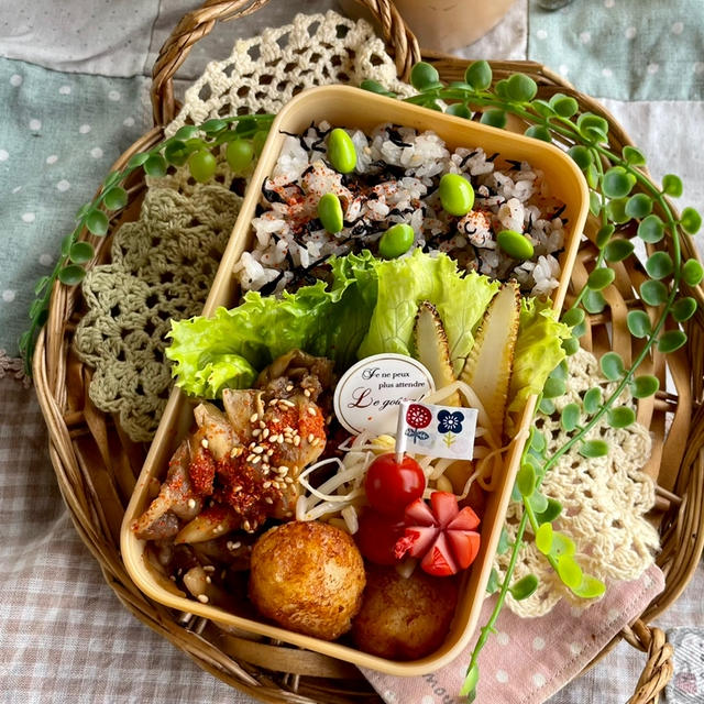 ＊心配ごとが尽きない娘へのお弁当＊