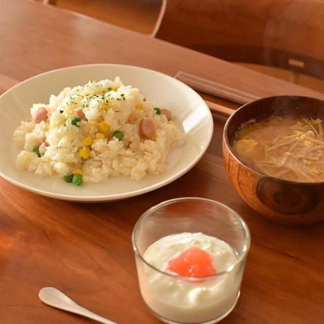 MV消費の朝ごはん「即席ピラフ」