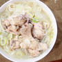 【鶏肉ほろほろ〜〜〜〜！タッカンマリ風スープにうどんを入れて♪タッカンマリ風うどん♪】