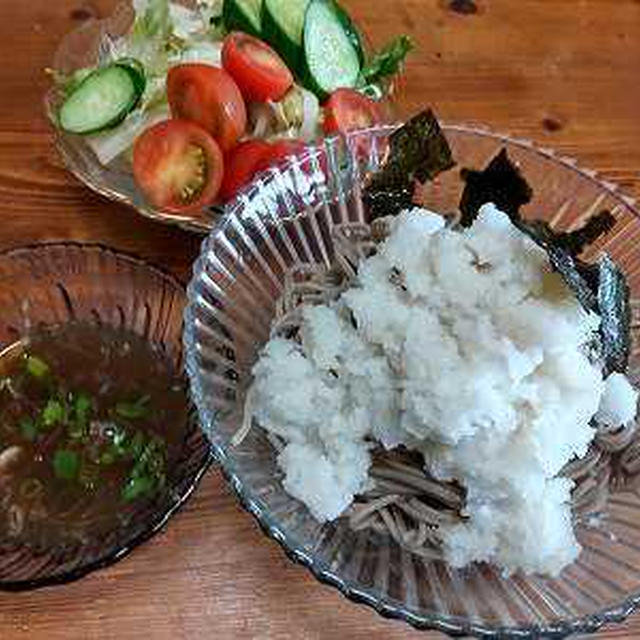 おろし蕎麦。奈良漬け作り