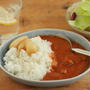 最近のお昼ごはん（無印のバターチキンカレーなど）