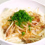 お家にあるもので簡単！『豚骨ラーメン風うどん』の作り方
