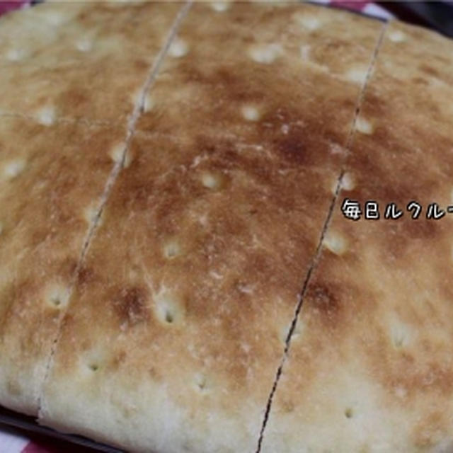 リーン生地でフォカッチャもどき