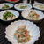 セリ入り♪具だくさんおからと使いかけ大集合の食卓。