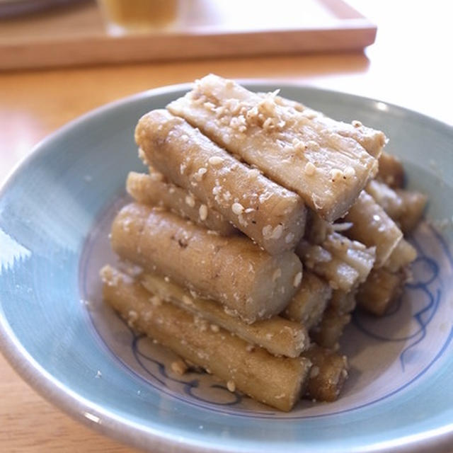 正月だけじゃなく、日ごろの副菜で食べたい。たたきごぼう｜夏休み自由課題のテーマ