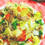 ＊ラム肉で野菜炒め＊