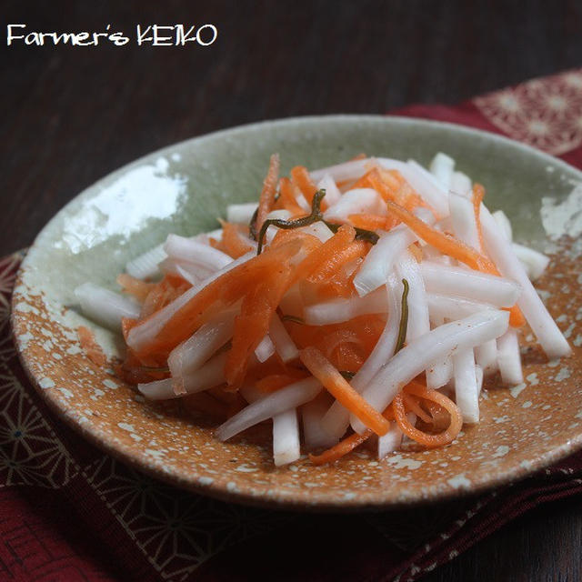 【農家のレシピ】かぶとにんじんの浅漬け＆かぶとしめじ、ベーコンの酒蒸し