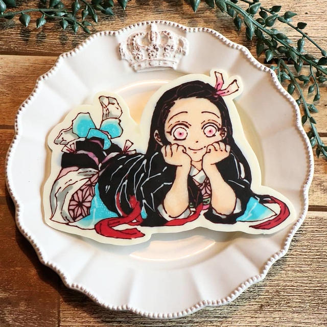 鬼滅の刃　禰豆子ちゃんキャラチョコ。芸術的…