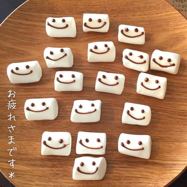 マシュマロ＊デコってみました