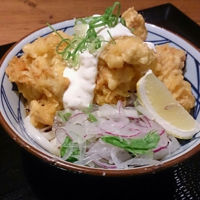 タル鶏天ぶっかけうどん☆丸亀製麺・新商品