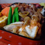新玉ねぎでしぐれ煮お弁当。