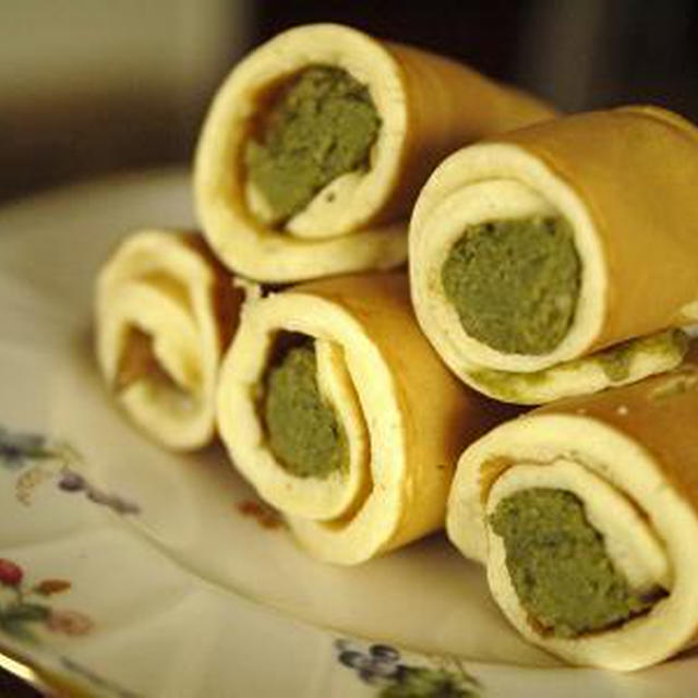 大豆餡（抹茶）のあん巻き