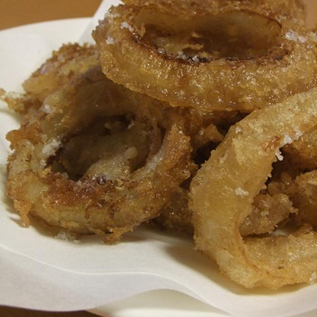 新玉ねぎのオニオンリング