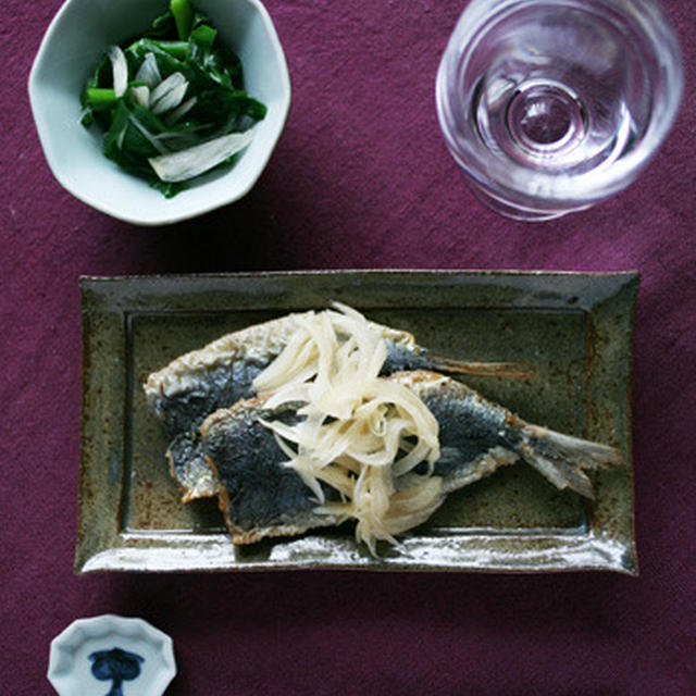 いわしの焼き浸し