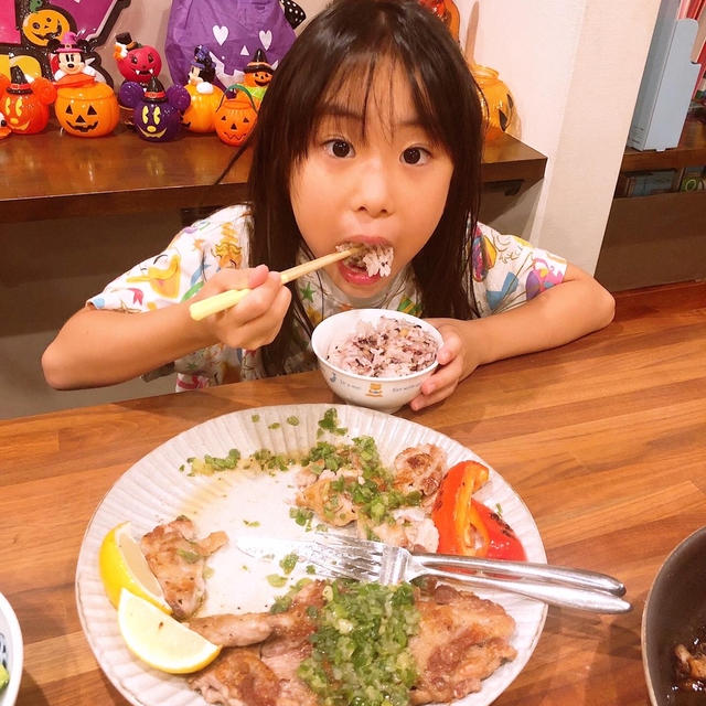 晩御飯はねぎ塩ポークです！！