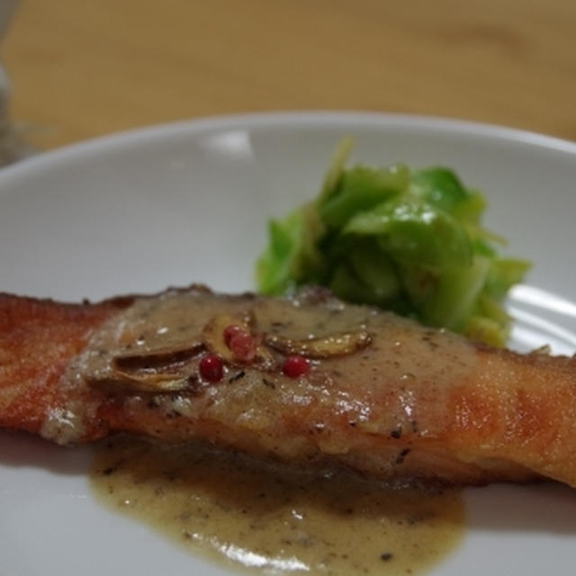鮭のレモンチーズクリーム☆