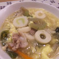 【北海道の郷土料理】　　寒い日に・・ガタタン風スープ by ハッピーブルースママさん