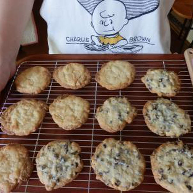 スヌーピーのチョコチップクッキー By きくさん レシピブログ 料理ブログのレシピ満載
