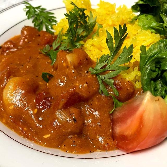 感動したプレゼンと冷静な娘（笑）＆えびトマトカレー