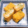 鮭の焼きほぐしと刻みネギ入りの玉子焼き