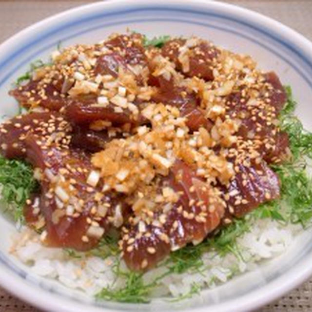 鰹のづけ丼