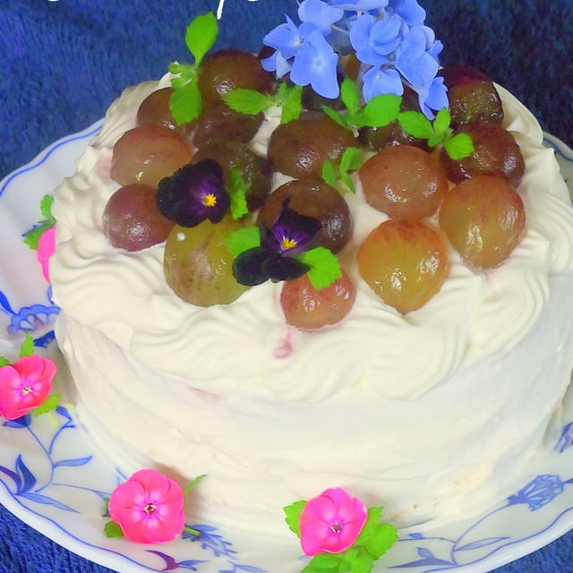 巨峰のショートケーキ By すずさん レシピブログ 料理ブログのレシピ満載
