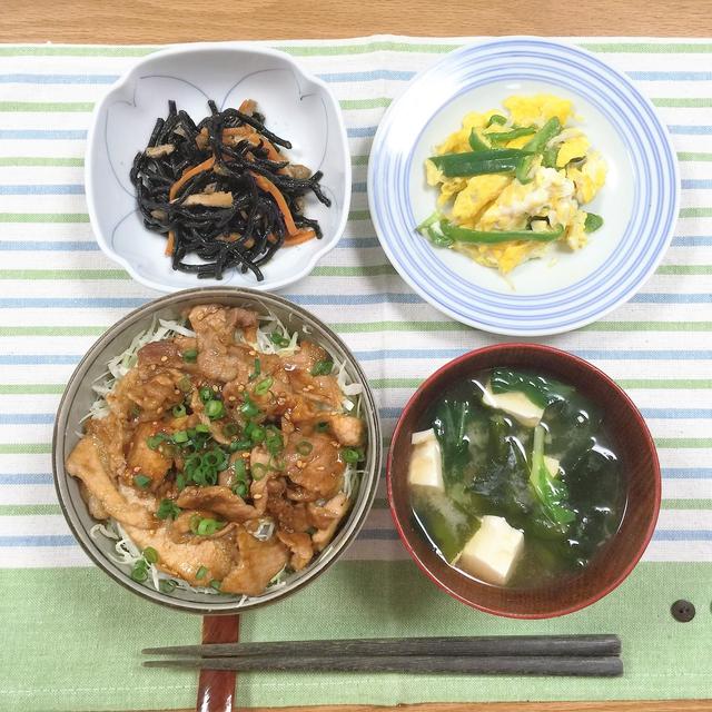 イチ押し＜朝ごはん献立＞～甘辛コチュジャン焼肉丼♪