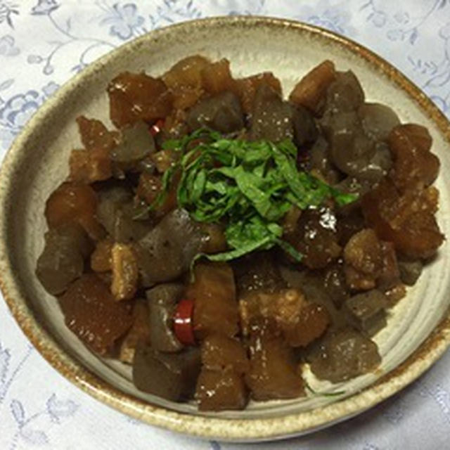 牛スジこん煮&長芋焼き