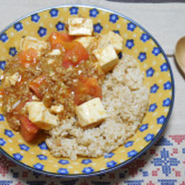 トマト麻婆豆腐ごはん