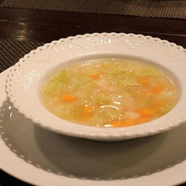 レシピ　野菜スープ