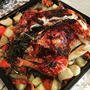 【Instagram】昨日は1129の日だったのでフルチキンパーティー。チキンはコストコ、ローズマリーと野菜は全て畑の恵み#1129の日 #いい肉の日 #1129 #チキンの丸焼き #ローズマリー #ローズマリーチキン #fullchicken #rosemarychicken #roastchicken #homemade #cooking