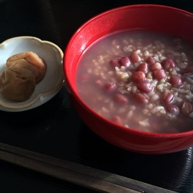 小豆玄米粥ですっきりデトックス‼︎