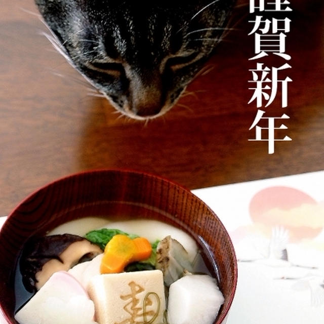 明けましておめでとうございます・・にゃ♪