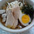 鶏ハムゆで汁でしょうゆラーメン。