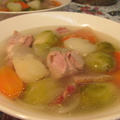 芽キャベツと鶏のポトフ風スープ