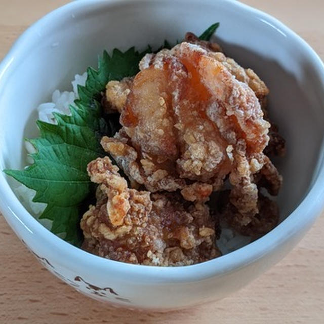 唐揚げミニ丼【簡単ランチ】