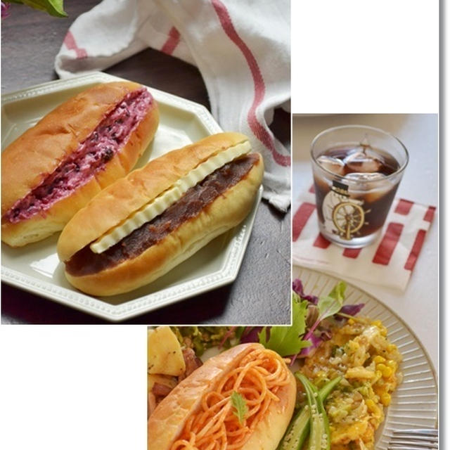餡バター＆ブルーベリーバター＆ナポリタンサンド★
