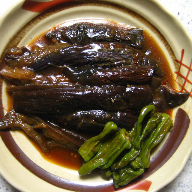 なすのソース煮